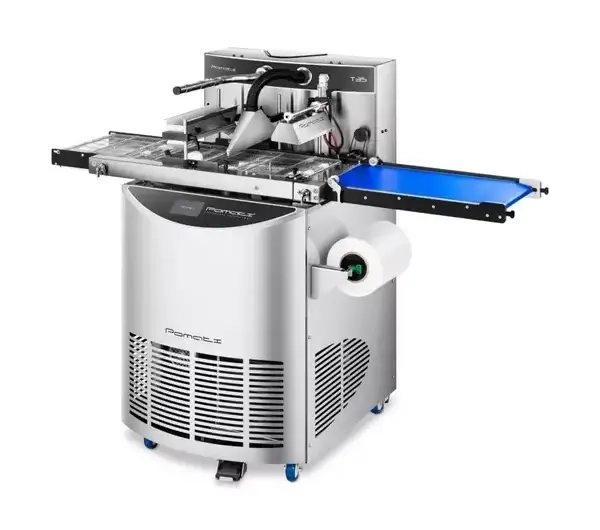 Temperówka do czekolady T35, lewa strona z pasem